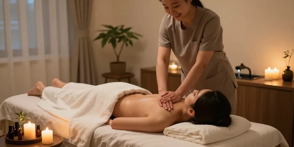 Experience soothing 인천출장안마 in a serene home massage setting with calming ambiance.