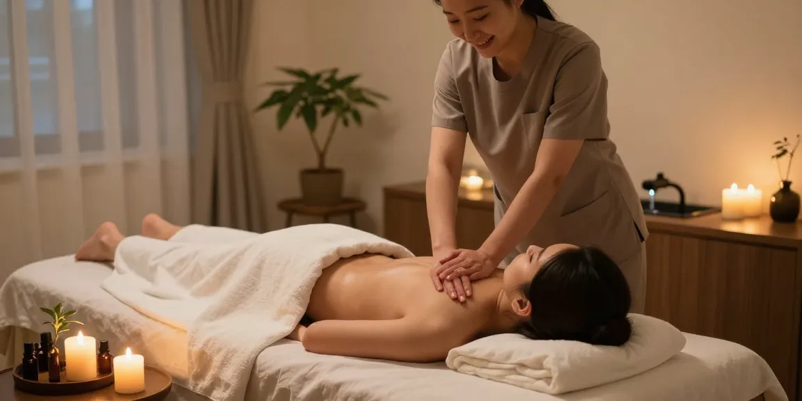 Experience soothing 인천출장안마 in a serene home massage setting with calming ambiance.